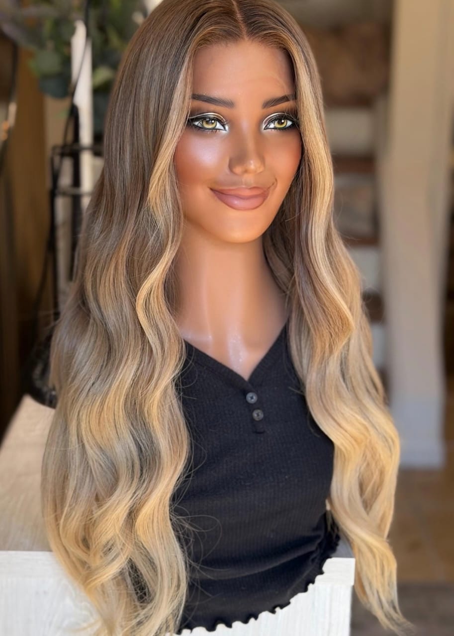 Luxury ash blond hd lace
