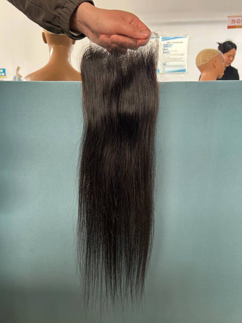 Straight lace closure 4 by 4 Hd lace Closure