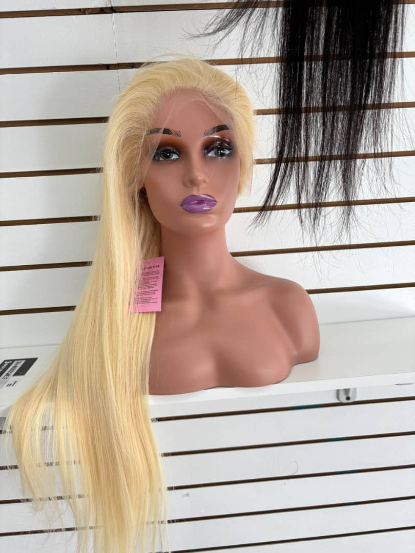 230 density blond wig 613 wig HD lace