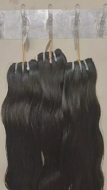 Luxury raw Indian natural wave hair